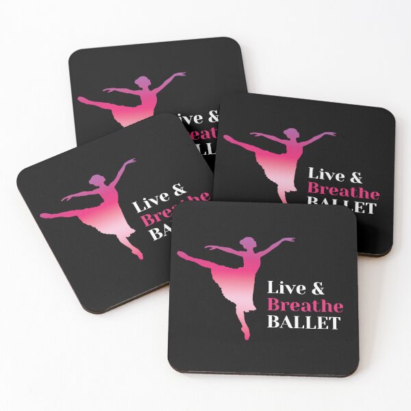 Item preview, Live & Breathe Ballet for dark backgrounds designed and sold by balletart.
