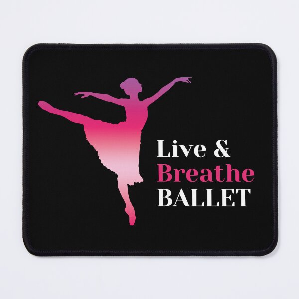 Item preview, Live & Breathe Ballet for dark backgrounds designed and sold by balletart.