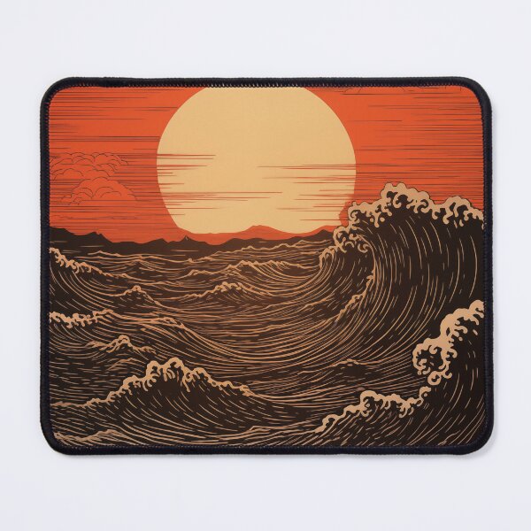 Item preview, Surreal doodle sunrise designed and sold by Viesii.