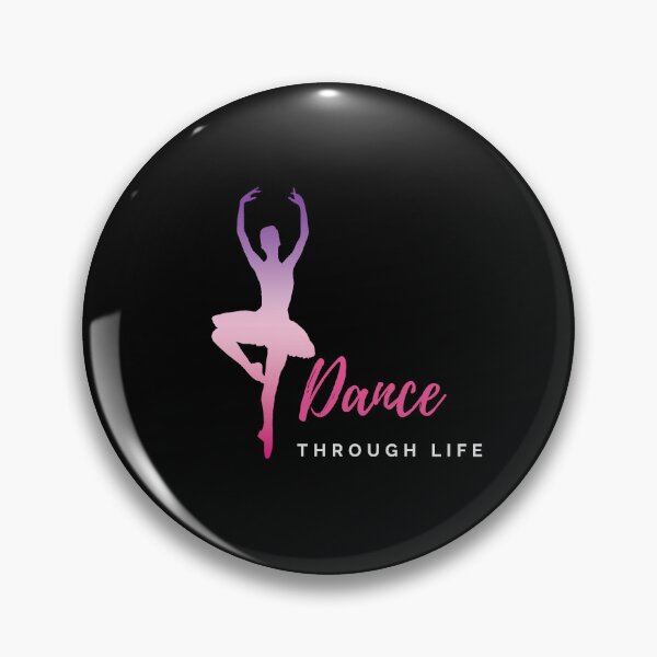Item preview, Dance Through Life Slogan (dark backgrounds) designed and sold by balletart.