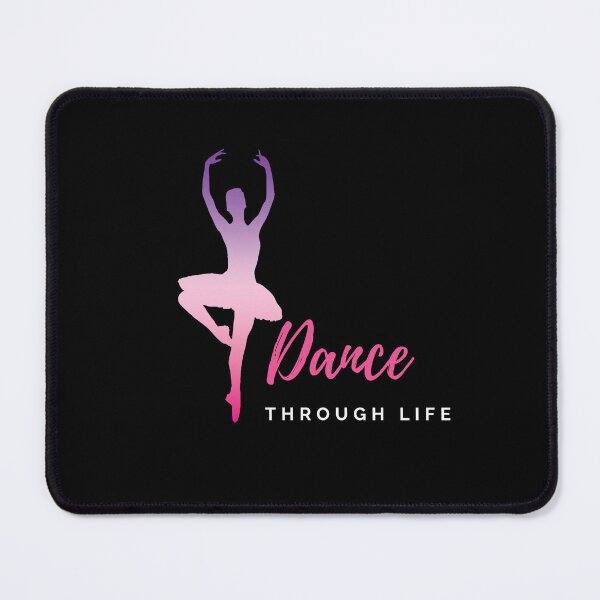 Item preview, Dance Through Life Slogan (dark backgrounds) designed and sold by balletart.