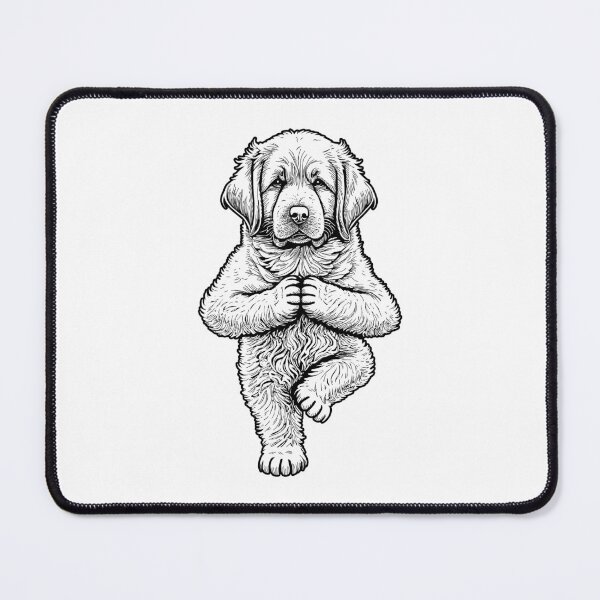 Item preview, Great Pyrenees Yoga Dog Puppy Funny Dogs Tree Pose Asana designed and sold by GrandeDuc.