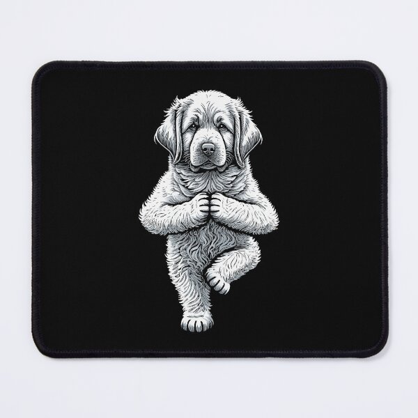 Item preview, Great Pyrenees Yoga Dog Puppy Funny Dogs Tree Pose Asana designed and sold by GrandeDuc.