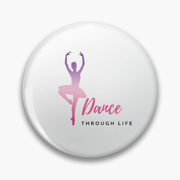 Item preview, Dance Through Life Slogan (light backgrounds) designed and sold by balletart.