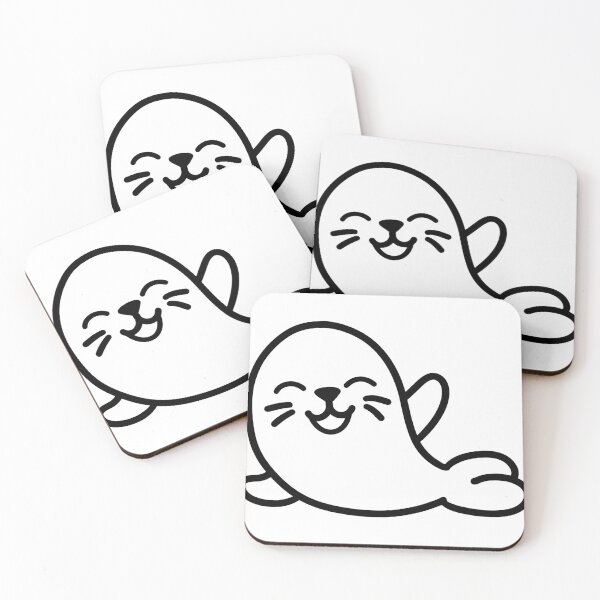Item preview, Cute little arctic winter seal sticker pack designed and sold by stixgalore.