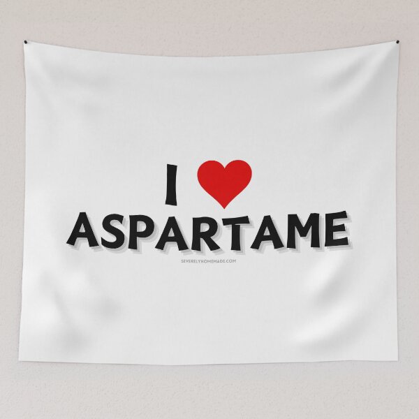 Item preview, I LOVE ASPARTAME Bumper Sticker designed and sold by hyperfocusrach.