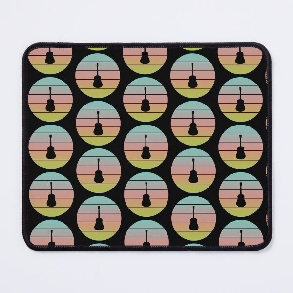 Item preview, Retro Sunset Acoustic Guitar Silhouette designed and sold by JPareDesign.