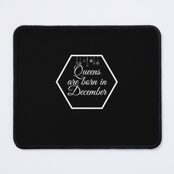 Item preview, Queens Are Born In December Gift Black T-Shirt designed and sold by WearYourMood.