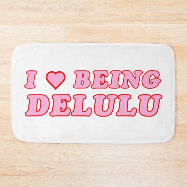 Item preview, I heart being delulu,I love being delulu designed and sold by vyascreations.