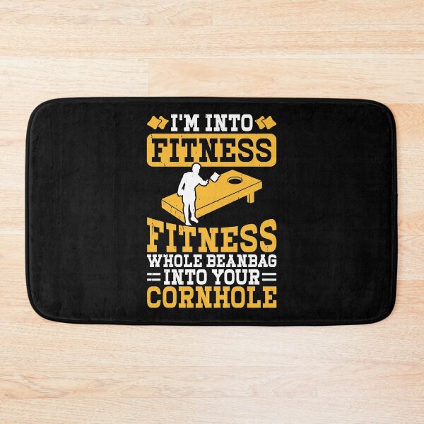 Item preview, I'm Into Fitness Fitness Whole Beanbag Into Your Cornhole Retro Design - Baggo Team Bean Bag Toss Game - Funny Cornhole Player Vintage designed and sold by naworas.