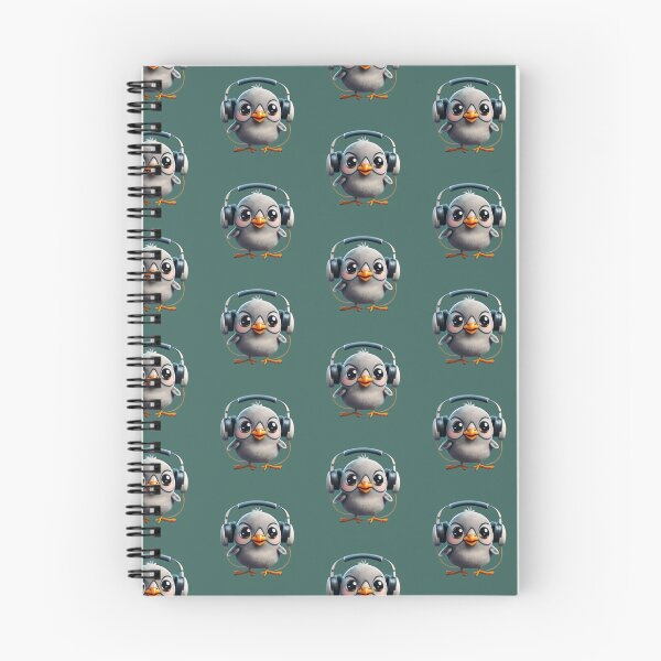Item preview, Cute baby bird jamming out with headphones on. designed and sold by NiRia Spot.