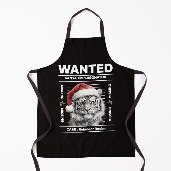Item preview, Wanted Santa Tiger designed and sold by TigerRoseStudio.