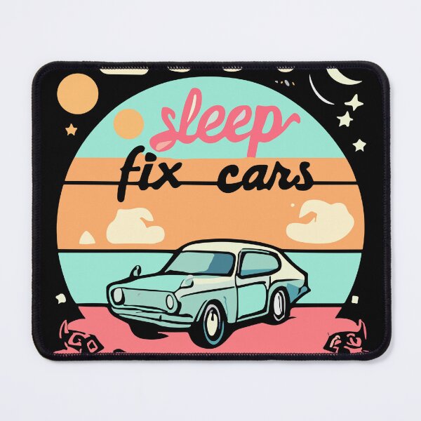 Item preview, Eat Sleep Fix Cars Repeat designed and sold by bihtti.
