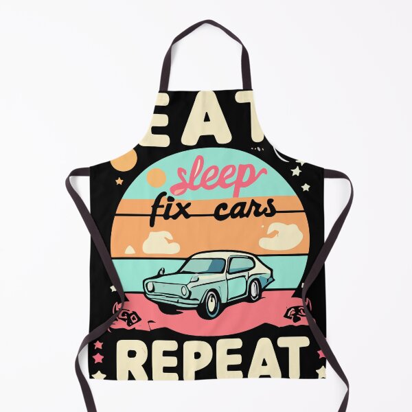 Item preview, Eat Sleep Fix Cars Repeat designed and sold by bihtti.