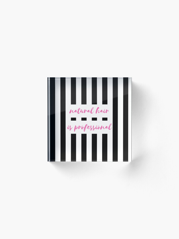 Thumbnail 2 of 5, Acrylic Block, Natural Hair is Professional designed and sold by familybiz.