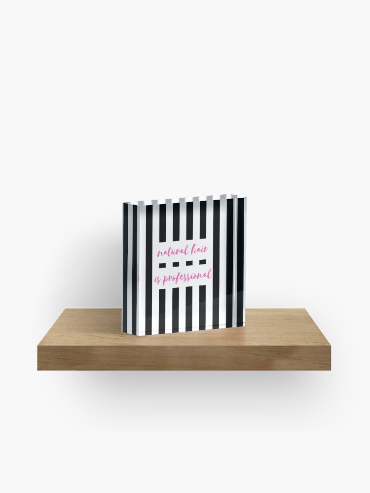 Thumbnail 1 of 5, Acrylic Block, Natural Hair is Professional designed and sold by familybiz.