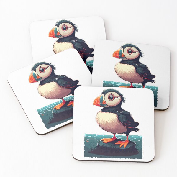 Item preview, Puffin's Seaside Reverie: The Atlantic Puffin's Coastal Charisma designed and sold by waterhutch.