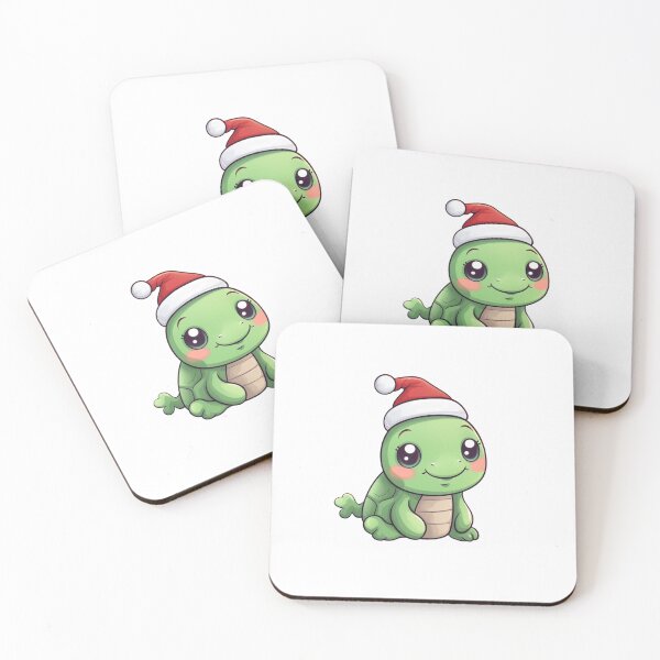 Item preview, Adorable Cute Turtle Minimalist İllustration Celebrates Xmas designed and sold by omerfdln34.