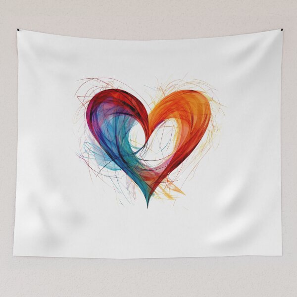Item preview, Heart Full of Dreams, Retro Smile of the Heart designed and sold by LittleOF Arty.