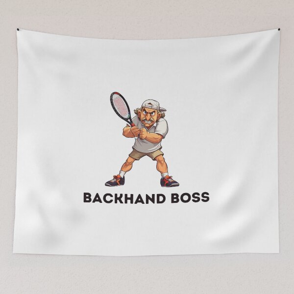 Item preview, Backhand Boss Tennis designed and sold by aipolohu.