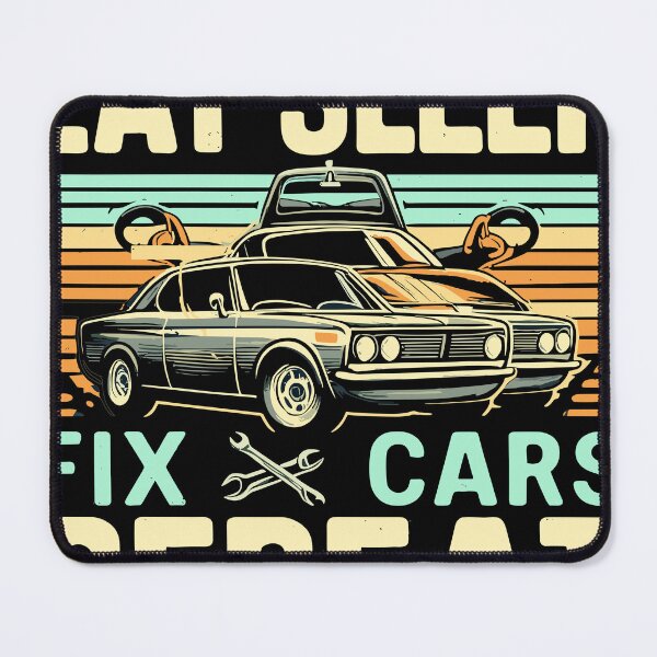 Item preview, Eat Sleep Fix Cars Repeat designed and sold by bihtti.