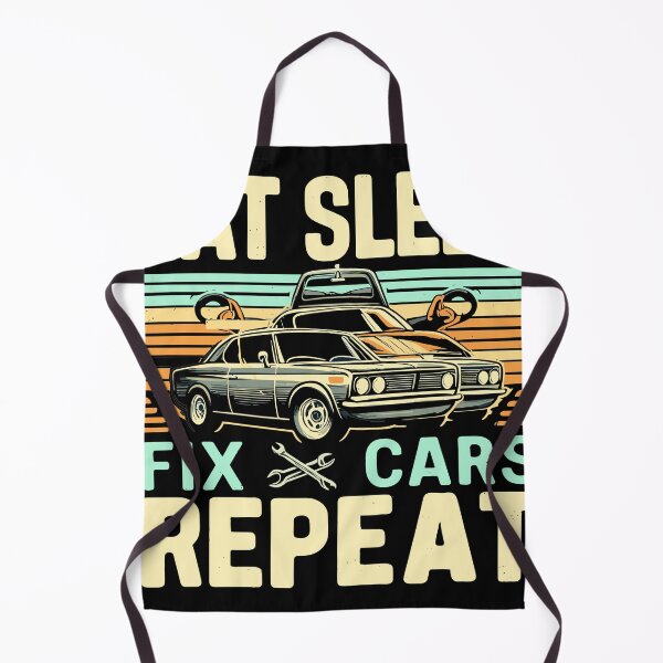 Item preview, Eat Sleep Fix Cars Repeat designed and sold by bihtti.