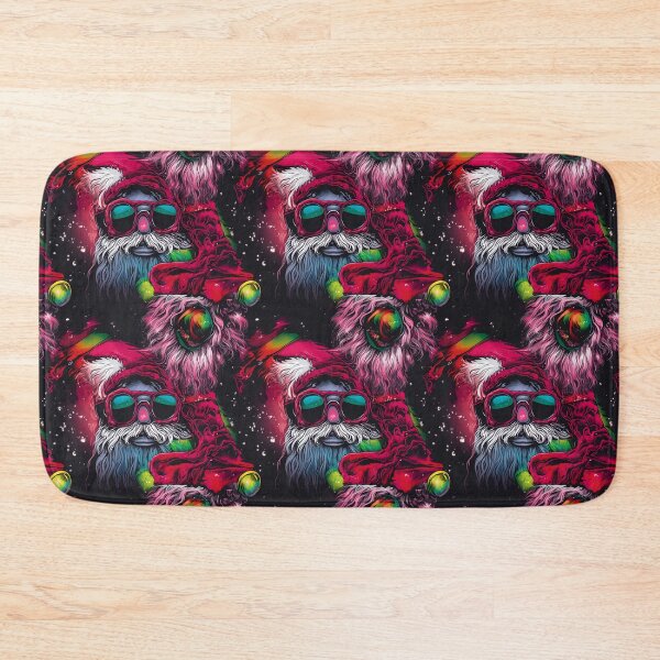 Item preview, yooo, Sup? Neon Santa pattern designed and sold by Sp3ctrumOfColor.