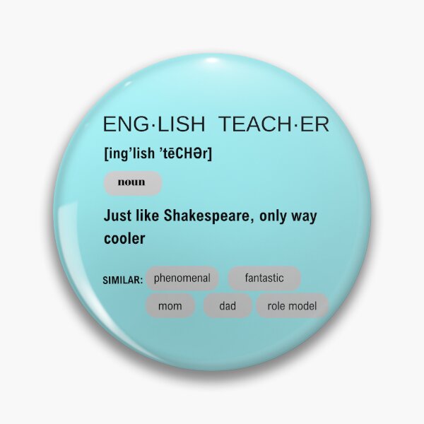 Item preview, Funny English Teacher Dictionary Definition designed and sold by CheekyChimpCo.