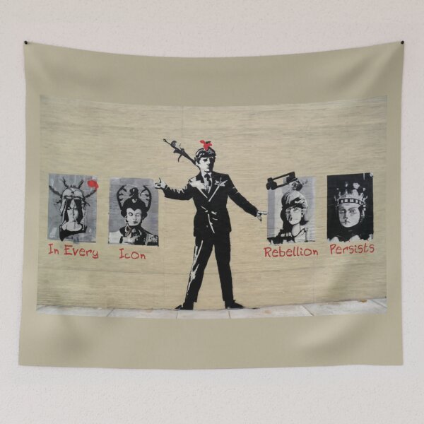 Item preview, Rebellion Stencil Graffiti designed and sold by Bomax121.