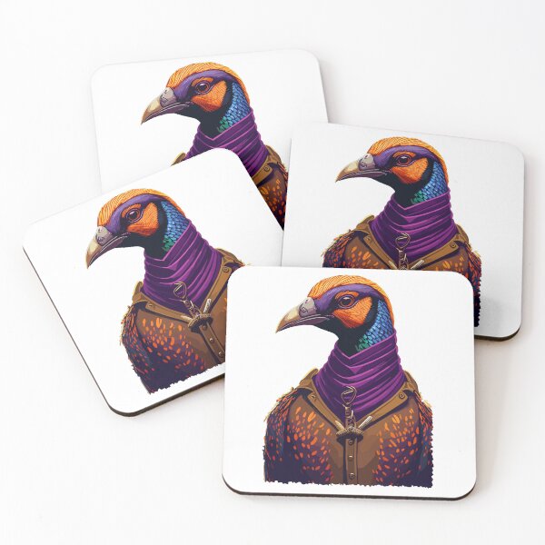 Item preview, Plumage's Elegance: The Ring-Necked Pheasant's Striking Finery designed and sold by waterhutch.