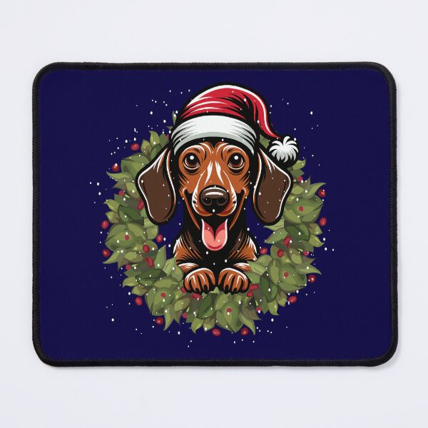 Item preview, Christmas with Dachshund: Cozy design designed and sold by pxdsgn.