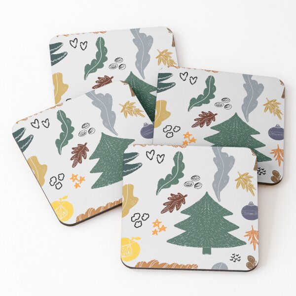 Item preview, Festive Winter Pattern in Minimalist Scandinavian Style designed and sold by NayaChu.