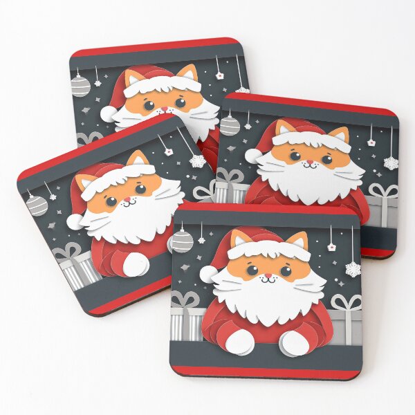 Item preview,  Meowy Catmas - Ginger Santa Cat designed and sold by FunnehGacha.