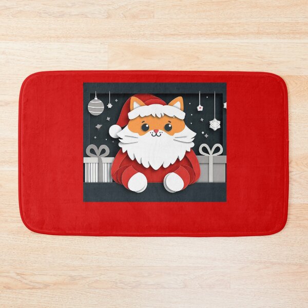Item preview,  Meowy Catmas - Ginger Santa Cat designed and sold by FunnehGacha.
