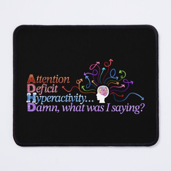 Item preview, ADHD Distraction Funny - Chaotic Version designed and sold by Olivia Ossege.
