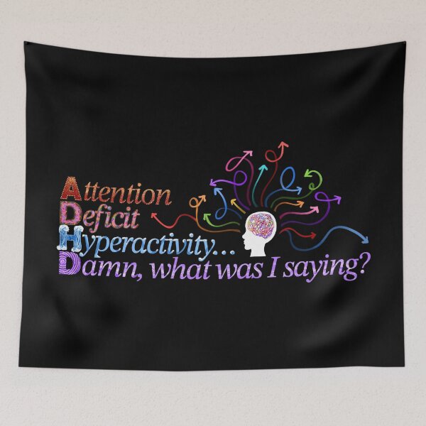 Item preview, ADHD Distraction Funny - Chaotic Version designed and sold by Olivia Ossege.