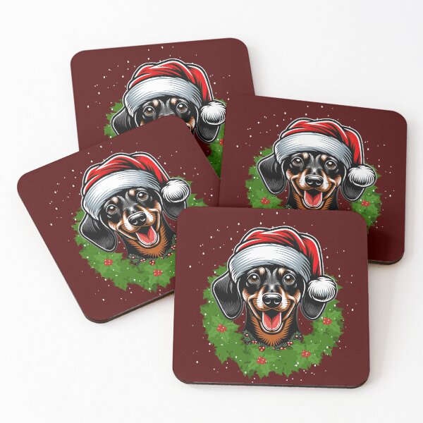 Item preview, Christmas with Dachshund: Cozy design designed and sold by pxdsgn.
