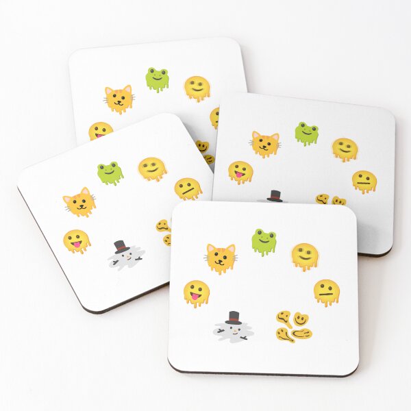 Item preview, Melting Emojis Meme Pack of 7 designed and sold by Culture-Corner.
