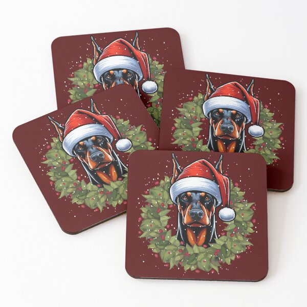 Item preview, Christmas with Doberman: Stylish design designed and sold by pxdsgn.