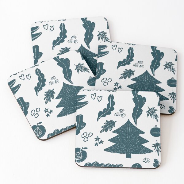 Item preview, Festive Winter Pattern in Minimalist Scandinavian Style designed and sold by NayaChu.