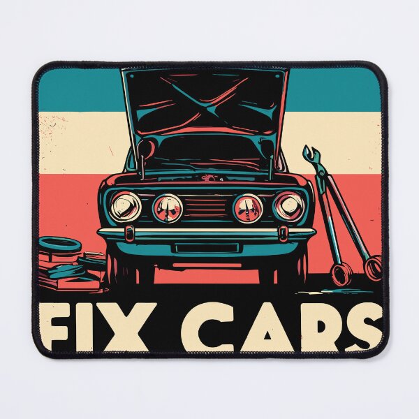 Item preview, Eat Sleep Fix Cars Repeat designed and sold by bihtti.