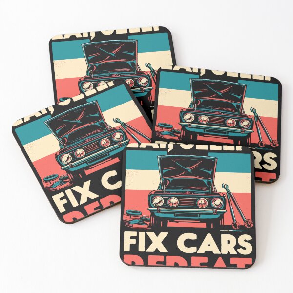 Item preview, Eat Sleep Fix Cars Repeat designed and sold by bihtti.