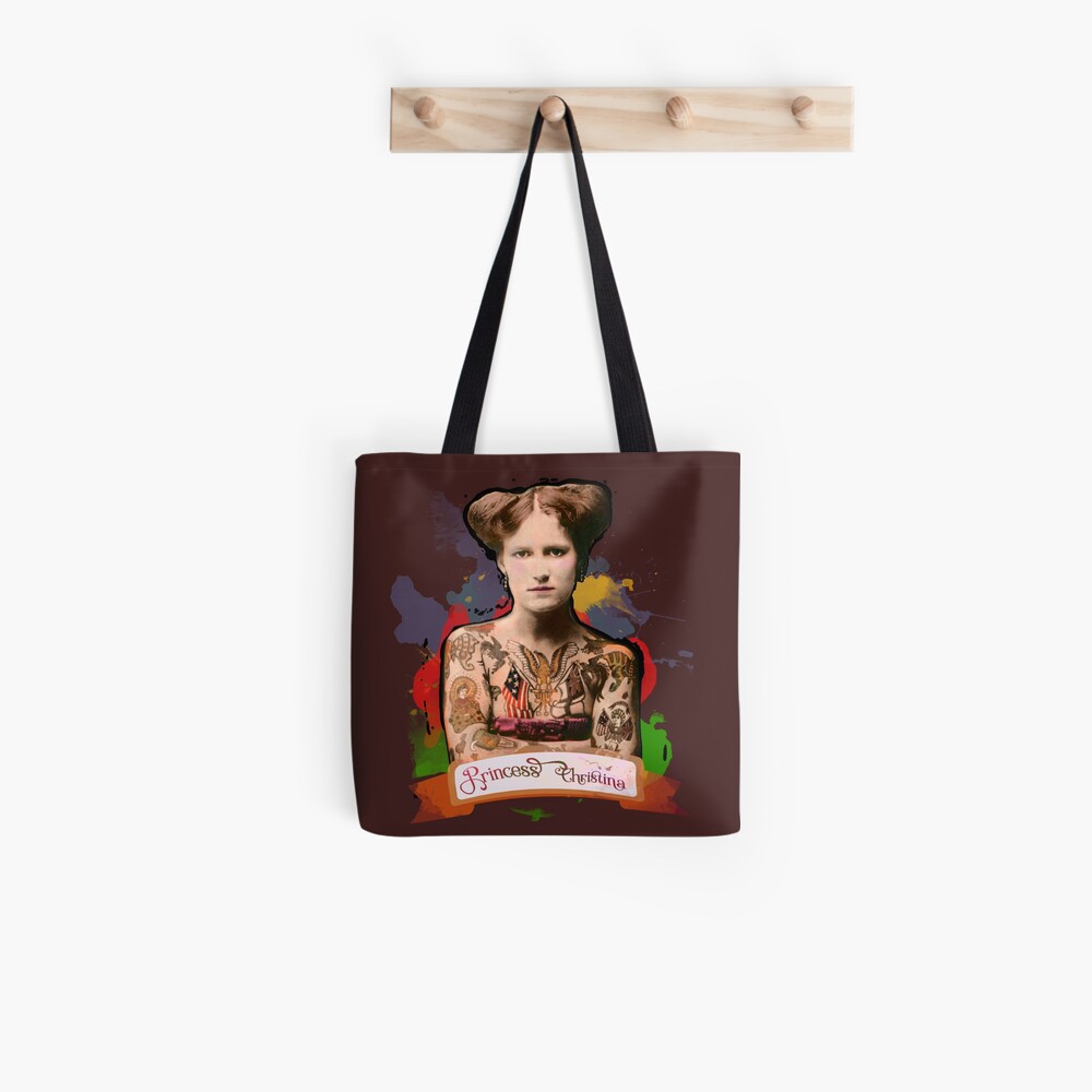 Princess Christina (The Tattooed lady) - The Britannia Panopticon Tote Bag