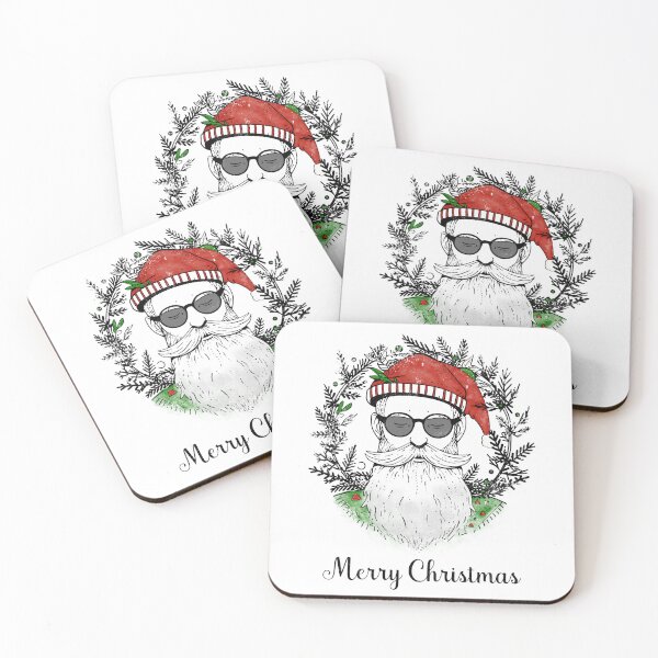 Item preview, Hipster Santa designed and sold by zerrissenetees.