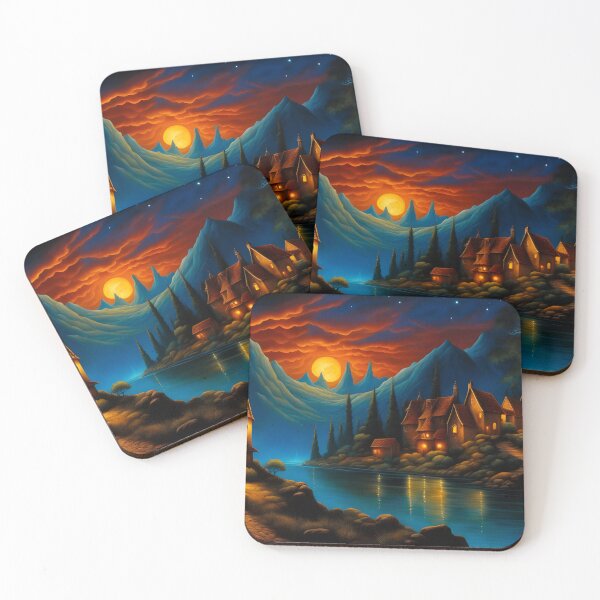 Item preview, Sundown at Rivertown designed and sold by PaigeCompositor.