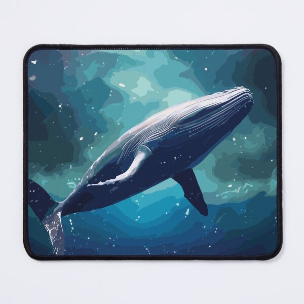 Item preview, Celestial Depths: Blue Whale in Cosmic Seas designed and sold by AwsomeStore.