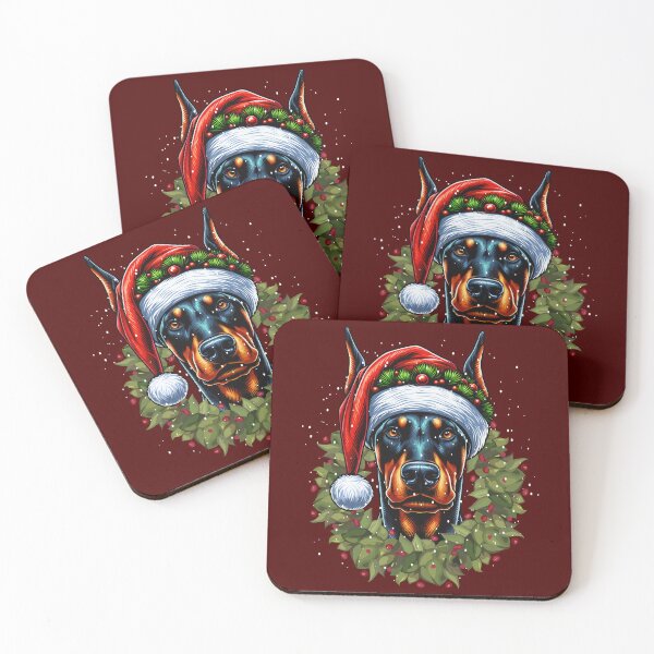 Item preview, Christmas with Doberman: Stylish design designed and sold by pxdsgn.