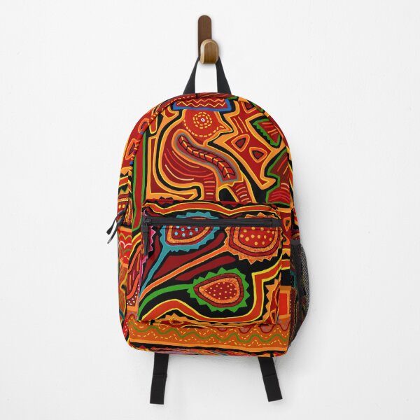Item preview, Kuna Indian Mola Men in Boats Folk Art designed and sold by ESPRIT MYSTIQUE.