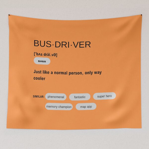 Item preview, Funny Bus Driver Dictionary Definition designed and sold by CheekyChimpCo.