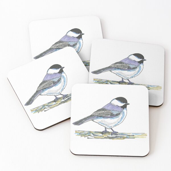 Item preview, Stylized Black-Capped Chickadee designed and sold by StiltonArt.